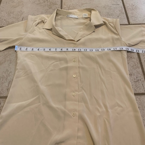 RARE Vintage 60s/70s LANVIN Blouse Size 8 - Paris New York - Union Made USA - Picture 7 of 8